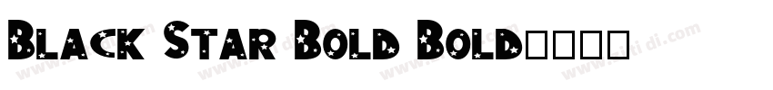 Black Star Bold Bold字体转换